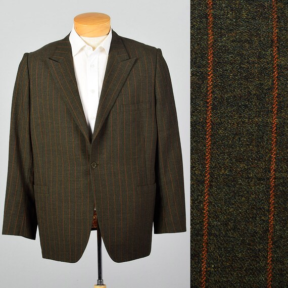 mens striped blazer vintage