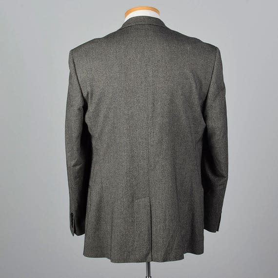 44L Vintage Mens John Varvatos USA Herringbone Ja… - image 2