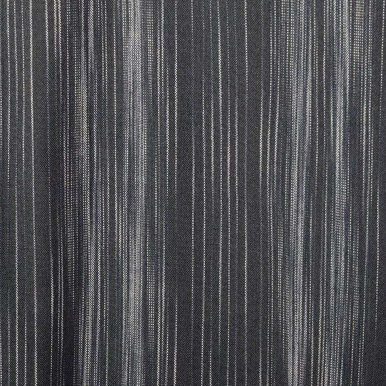 XXL Issey Miyake Striped Button Down Shirt Pocket Long Sleeve Square Bottom Grey Cotton Button Up