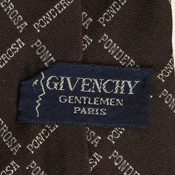 Mens Vintage Novelty Silk Givenchy Ponderosa Neck… - image 6