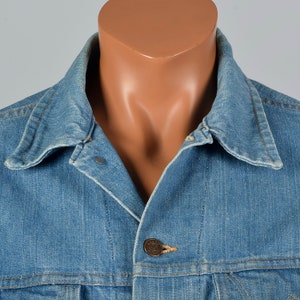 45R 1970s Mens Wrangler Range Jacket Classic Denim Jacket Workwear Work Wear Autumn Separates 70s Vintage image 7