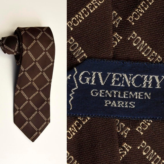 Mens Vintage Novelty Silk Givenchy Ponderosa Necktie Neck Tie | Etsy