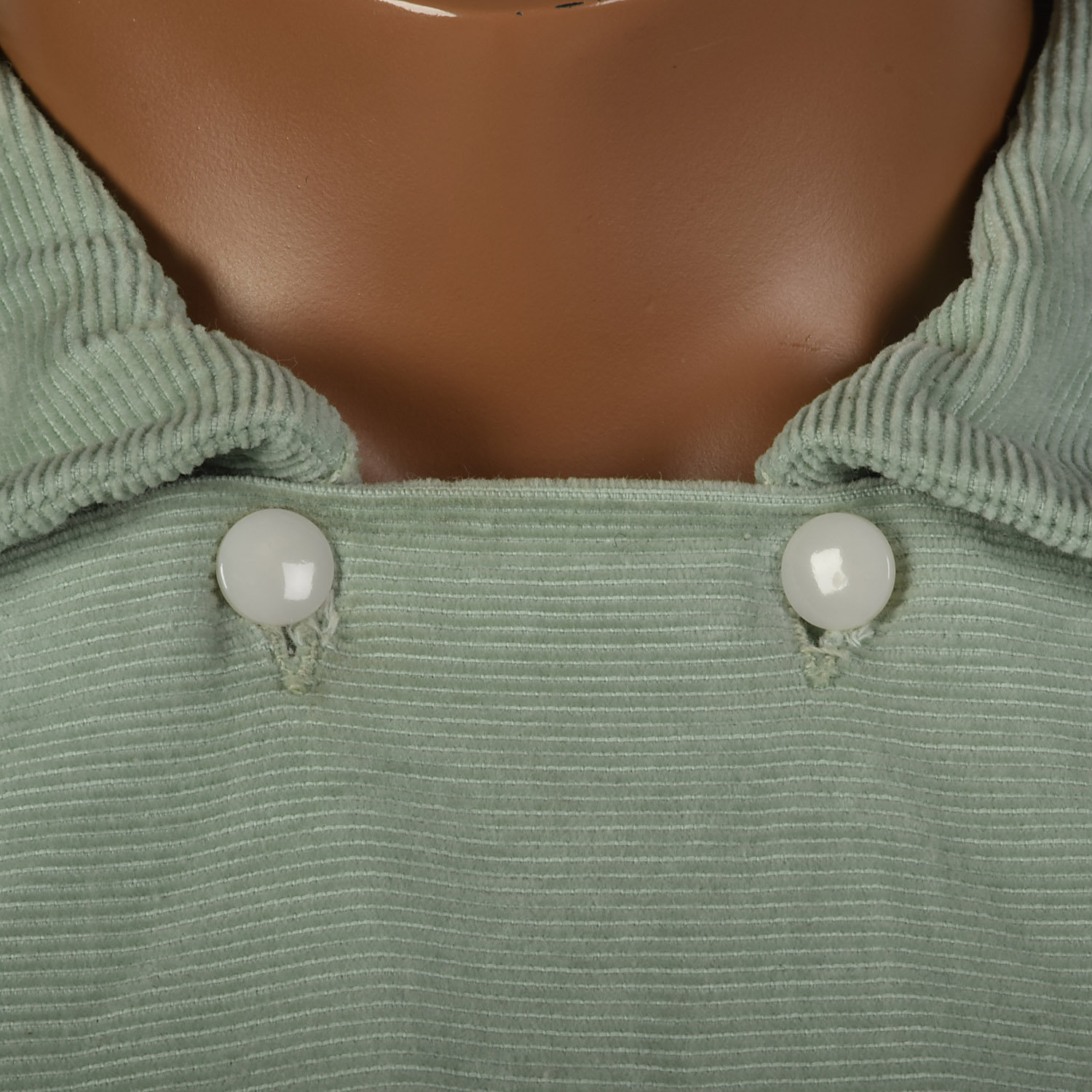 Medium 1950s Mens Mint Green Corduroy Shirt Long Sleeve Neck Etsy