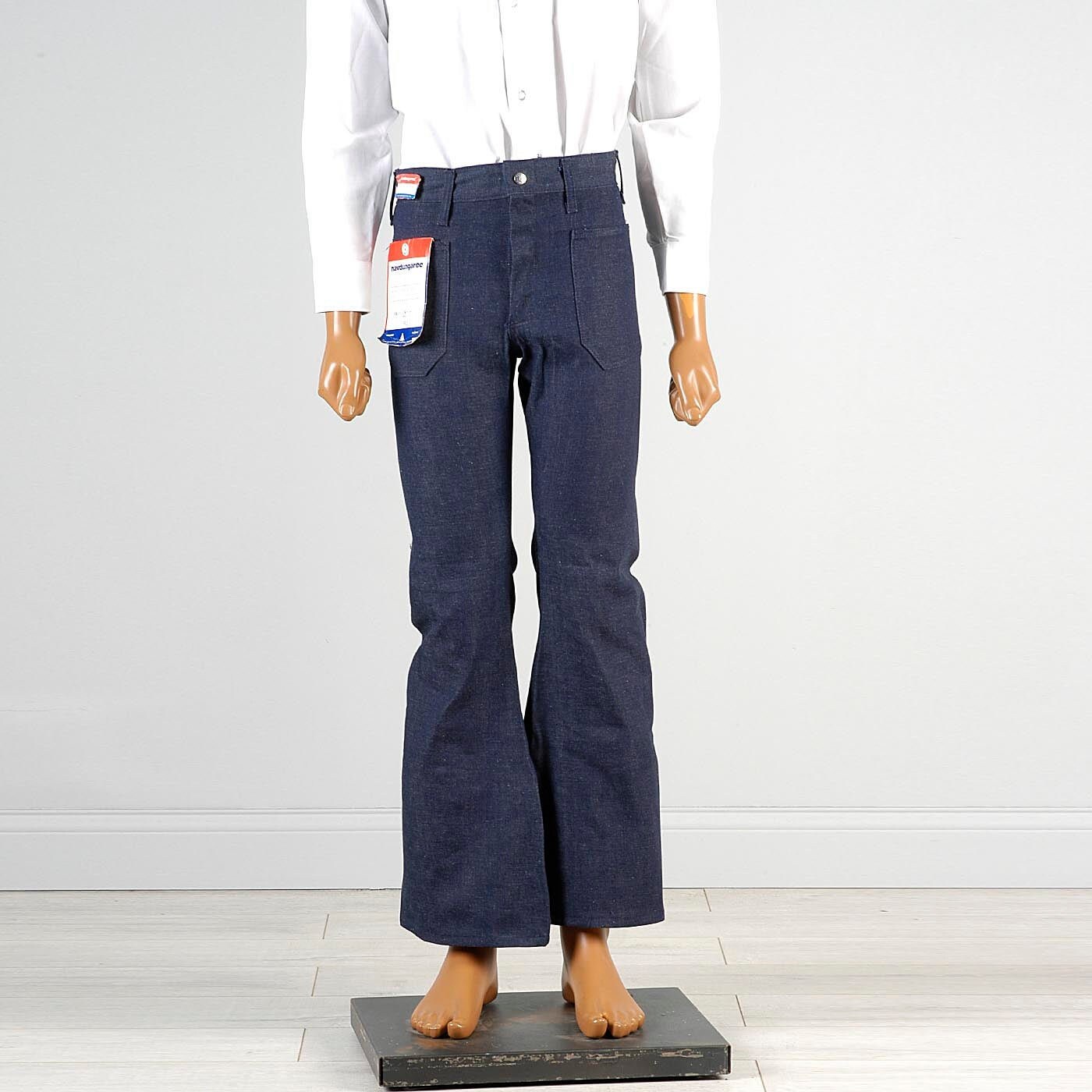 29x32 1970s Deadstock Bell Bottom Jeans 