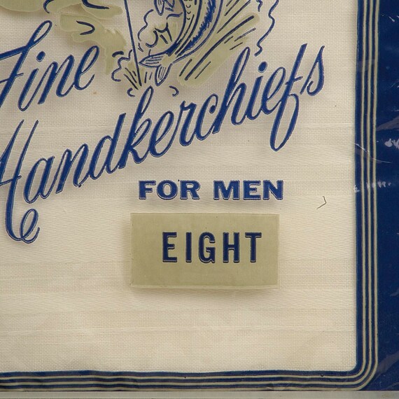 1950s Deadstock Mens Handkerchiefs 16 Pieces Cott… - image 5