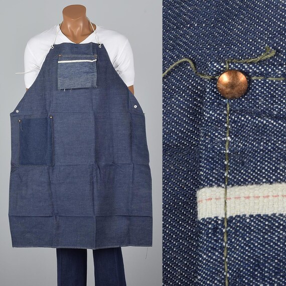 Selvedge Denim Apron Shop Apron Work Apron Workwea