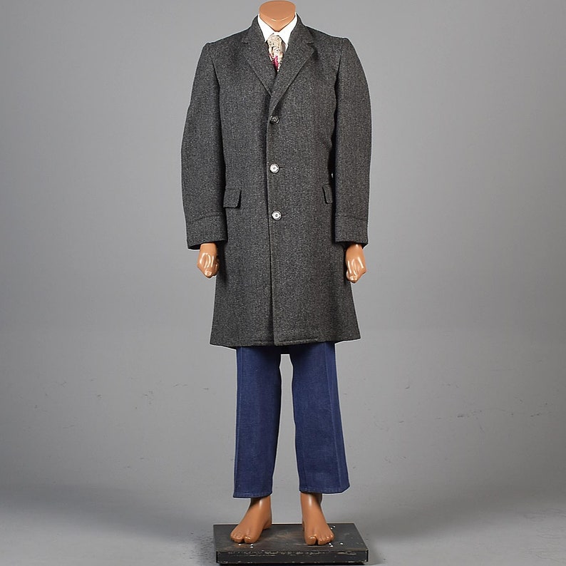 1950s Herringbone Tweed Coat 50s Tweed Overcoat 1950s Scottish - Etsy UK