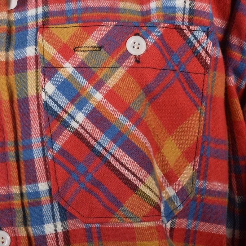 4XL Flannel Shirt 1960s 4XL Flannel Shirt Tartan Plaid Flannel | Etsy