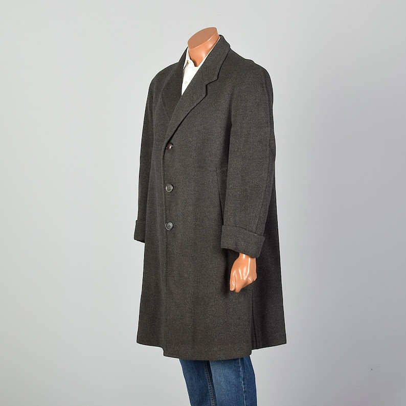 Medium 1950s Grey Burberry's Winter Coat Scottish Wool Heavyweight - Etsy