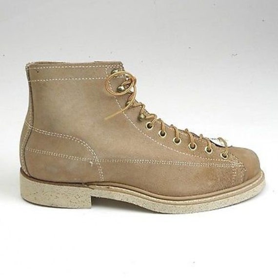 Size 6 Deadstock Mens Boots 1960s Work Boots 60s M