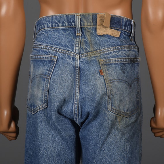 70s Vintage Levis Mens Levis Levis Workwear Distr… - image 3