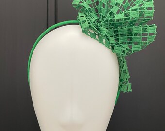 Green Lace Fascinator