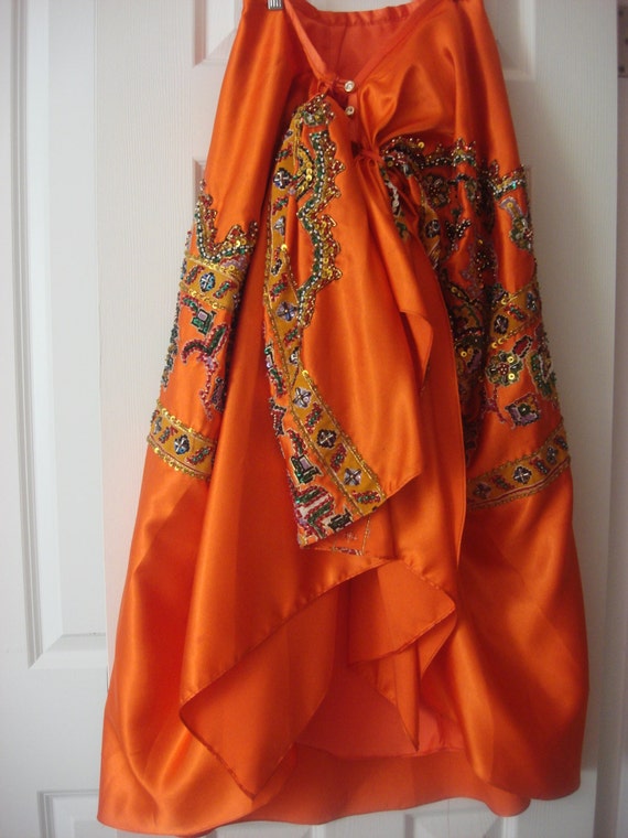 Vintage Women's festive ethnic skirt Asian or Ind… - image 4