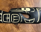 Richard KRAWCHUK Loon 10 quot Displays Horizontally Native Legend Artist Cedar Carving Squamish Nation BC Canadian Carver Collected Worldwide