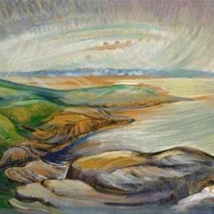 Emily Carr &quot;Strait of Juan de Fuca 1936&quot; 2 Size Options Available NEW Mint Giclee Canvas art Remarkable West Coast Canadian Artist & Author
