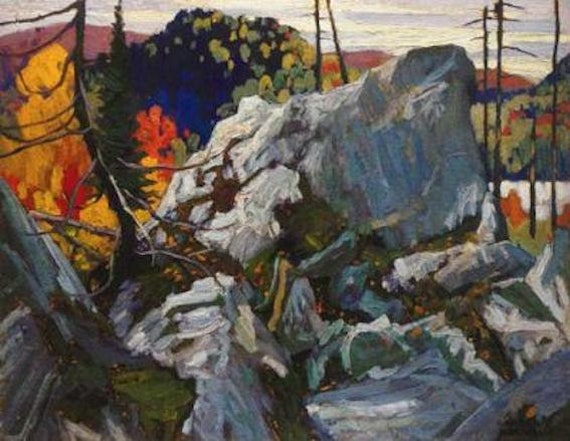 Lawren S. HARRIS Autumn Batchewana, 1918 Giclee Canvas Group of Seven art NEW Canadian Heritage Landscape fall tundra foliage Impressionism