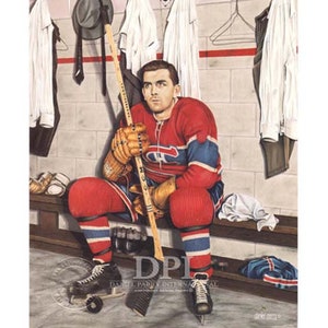 Daniel PARRY &quot; For the Love of the Game &quot; rare art mint condition NHL Ice Hockey Canadian Dressing Room Montreal Rocket Giclee Stanley Cup
