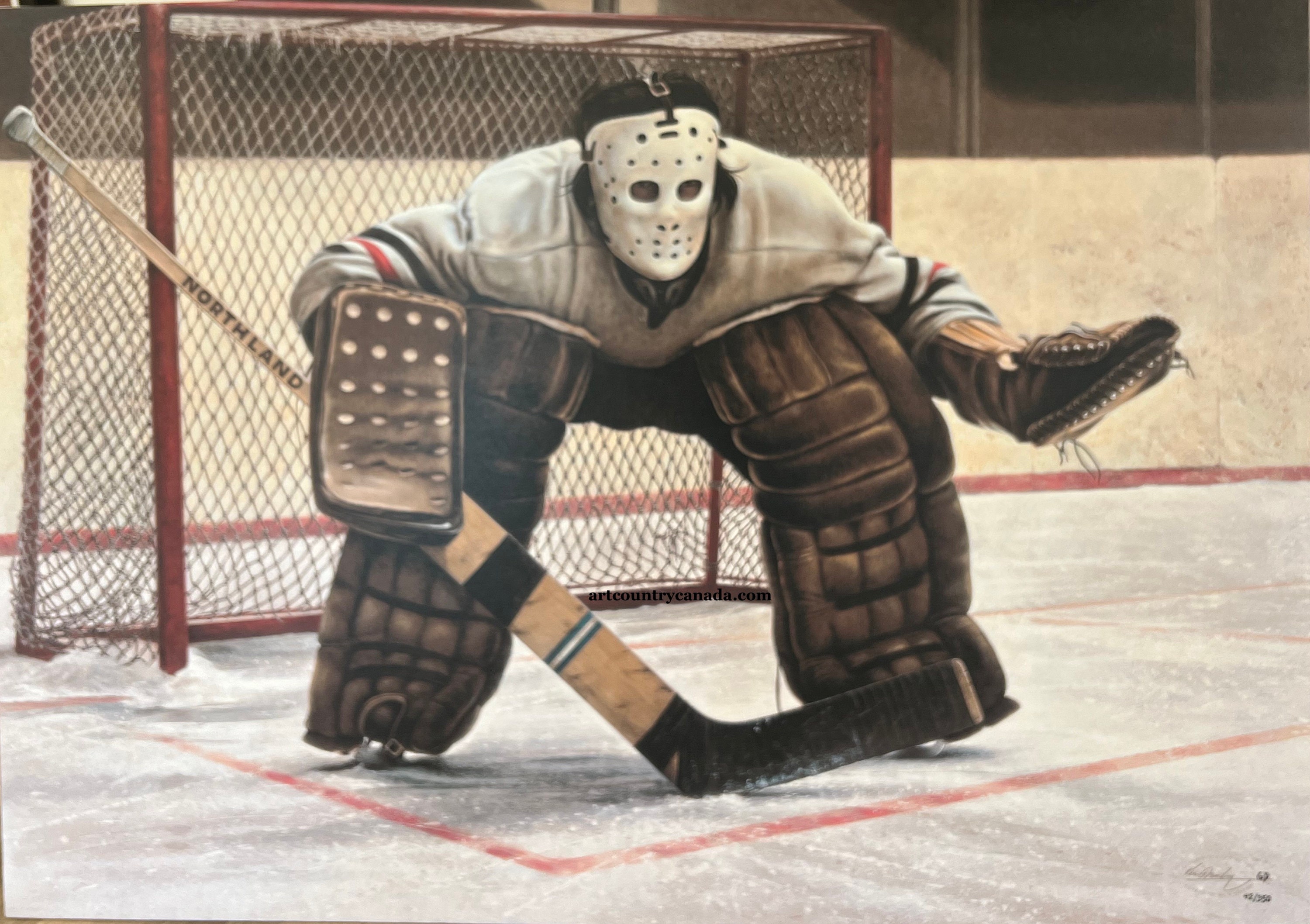 Full Sized Vintage Replica Goalie Mask *Classic Style* - NHL Auctions