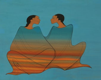 Maxine Noel Ioyan Mani SIGNED Lmtd Ed. Print Framed, First Nations