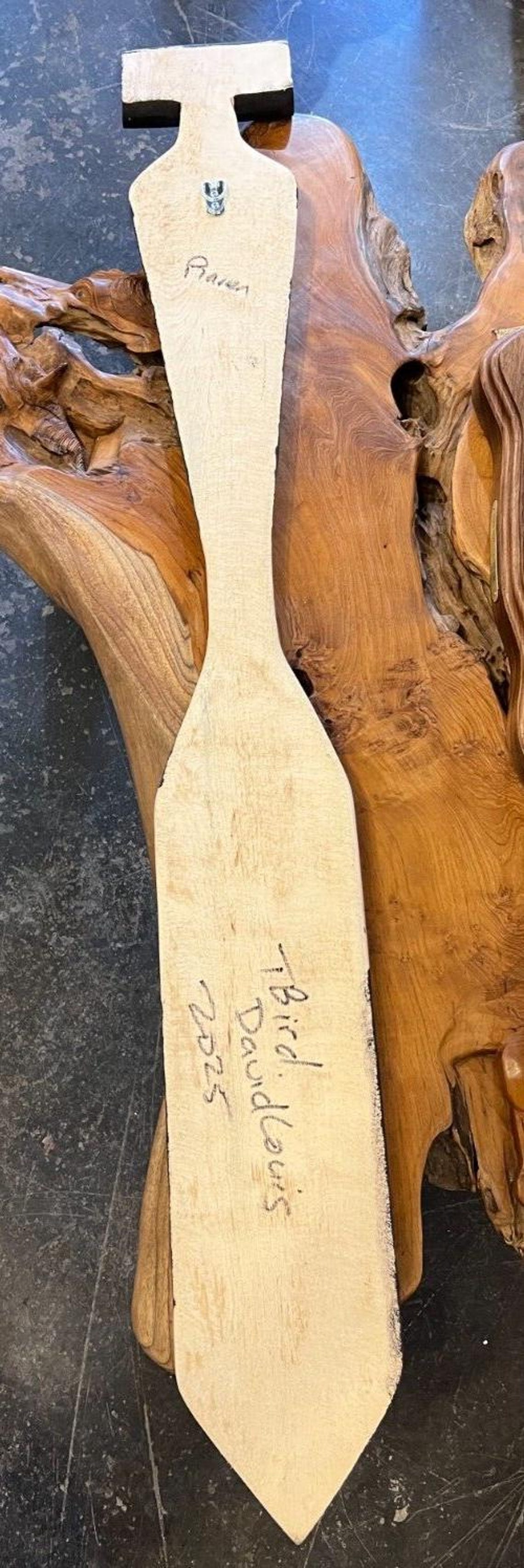 Thunderbird & Raven Paddle Original First Nations Coast Salish Native ...