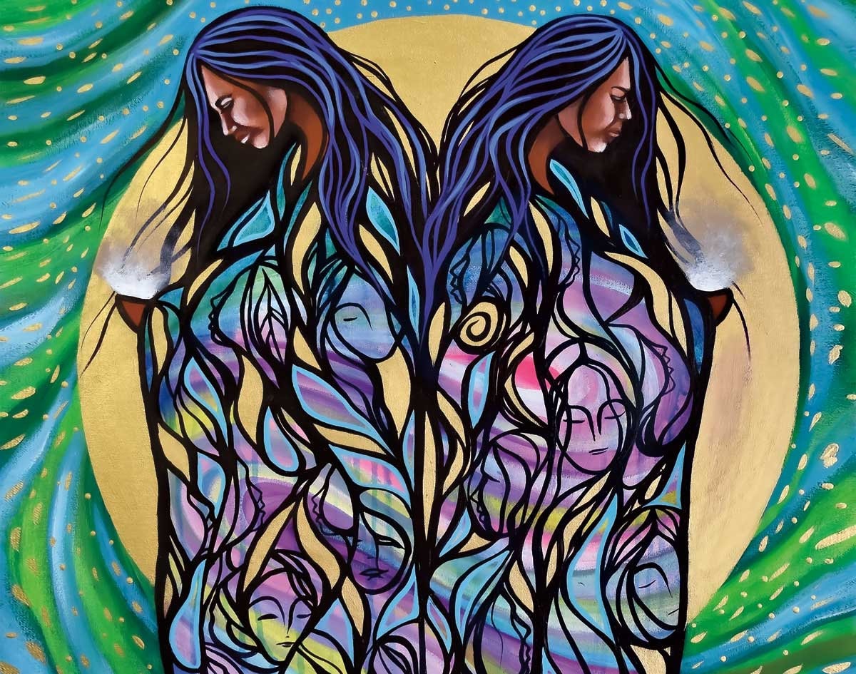 Jackie Traverse Canvas Authentic Indigenous Collectible Limited