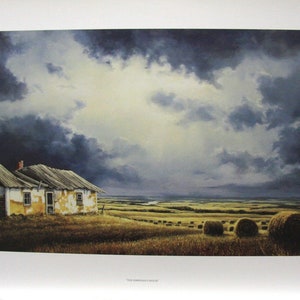 Marla WILSON &quot; The Ferryman&#39;s House &quot; Limited Edition Print Out of 390 Signed & Numbered Certificate of Authenticity Mint condition Prairie