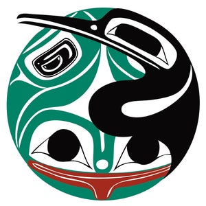 DANNY DENNIS &quot; Water Spirits &quot; Canvas Authentic Indigenous Collectible Limited Edition Size of 195 Flowing Form Art Made in Canada