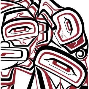 Harmony Hoss " Raven And Sun " Auténtico coleccionable indígena hecho en Canadá Coleccionable RARE Nativo aborigen Edición limitada de 195