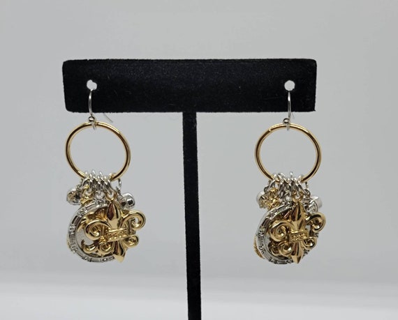 Fleur-de-lis earrings - image 1