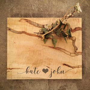 Personalized Cutting Board - Maple Cheese Board - #S13C