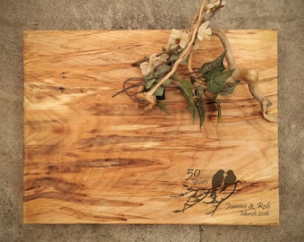 Personalized Maple Cutting Board - Anniversary Gift - #M3B