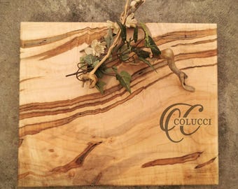 Personalized Cutting Board - *One of A Kind* Maple Cheese Board - #S13D