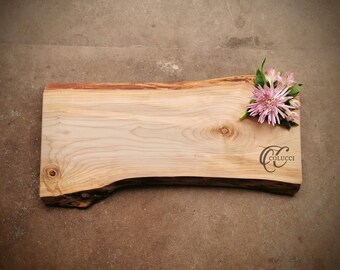 Live Edge Maple Cheese or Charcuterie Board #2S0319 Personalized Cutting Board