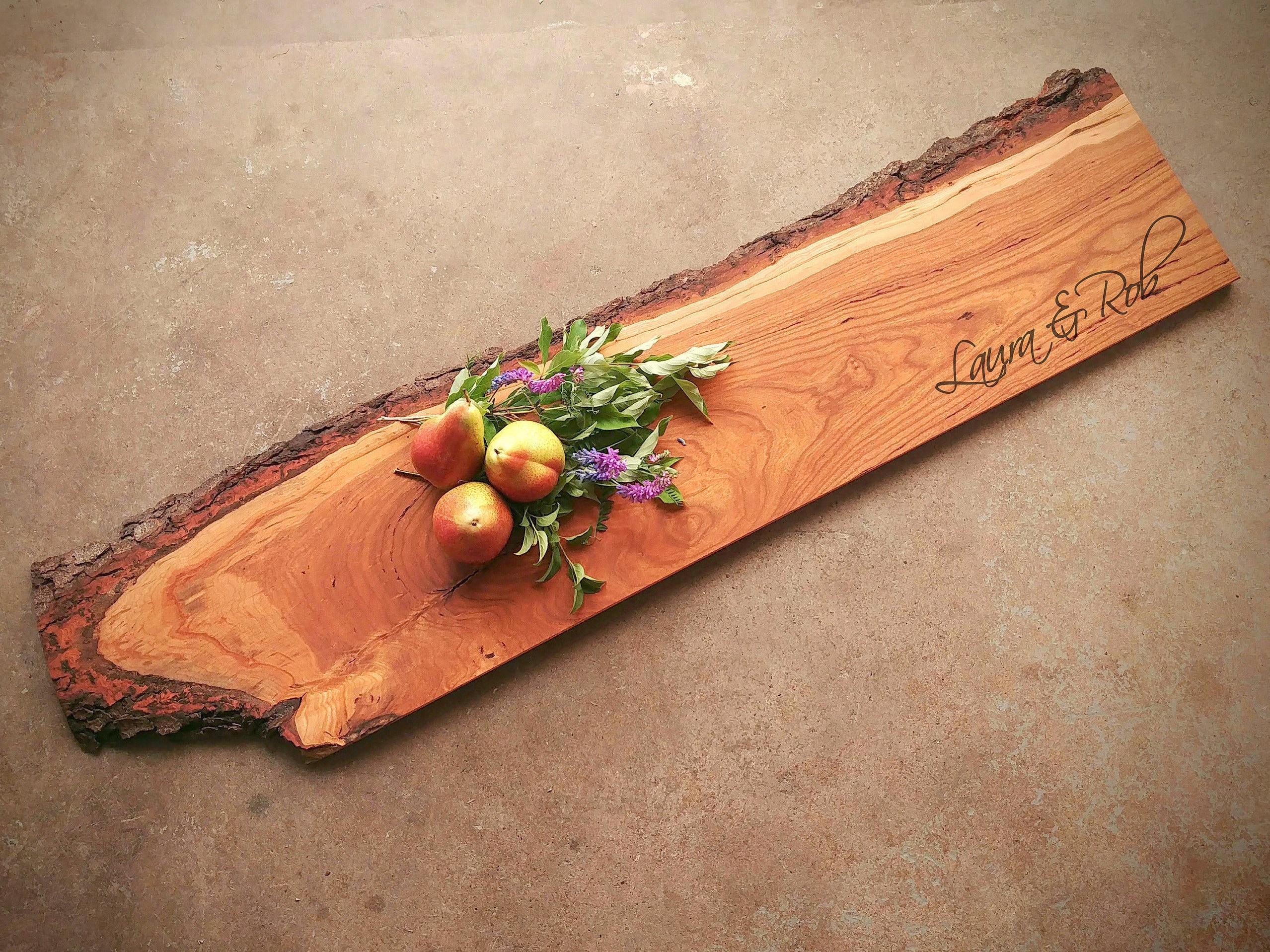 XLarge Personalized Cherry Cutting Board *One of A Kind* Personalized