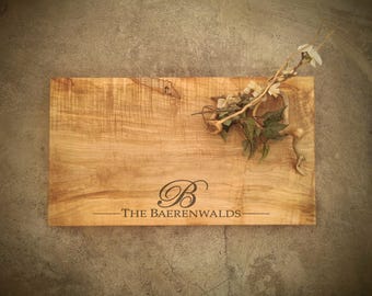 Personalized Maple Cutting Board - Cheese Board - #M1I