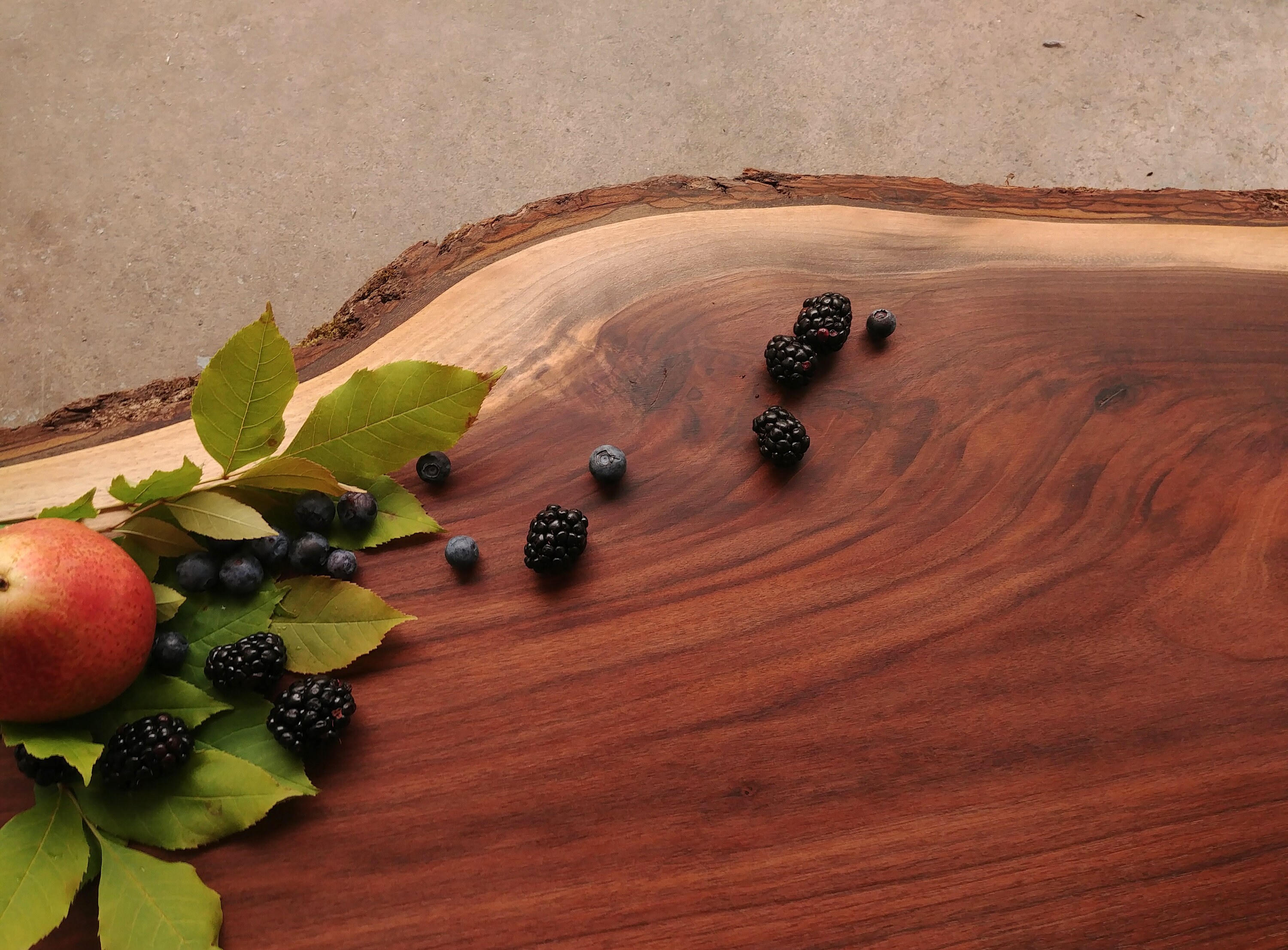 Personalized Cutting Board One of A Kind XLarge Live Edge Walnut