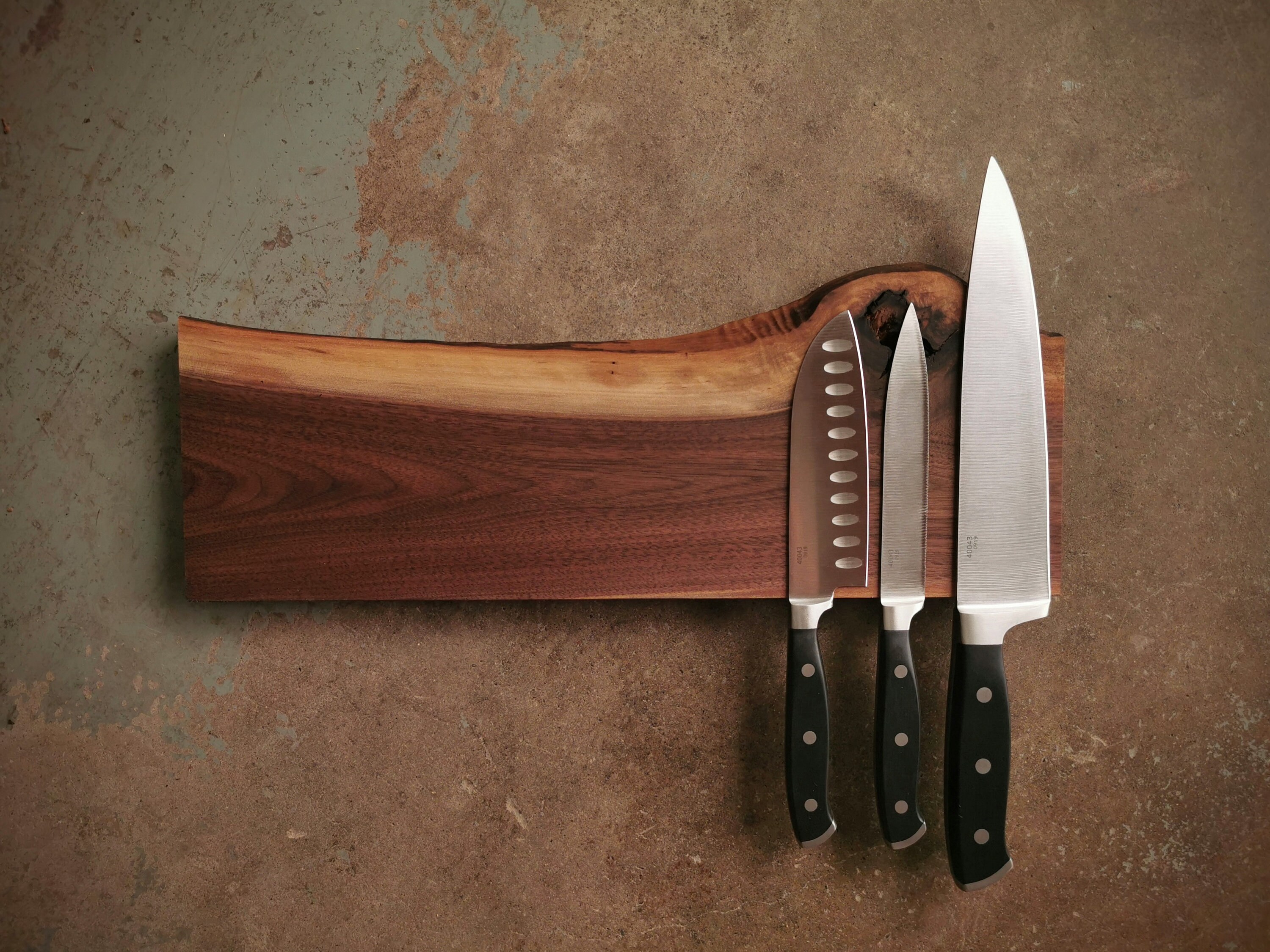 16 Inch Magnetic Live Edge Walnut Knife Holder Wooden Magnetic Knife 16-inch-magnetic-live-edge-walnut-knife-holder-wooden-magnetic-knife