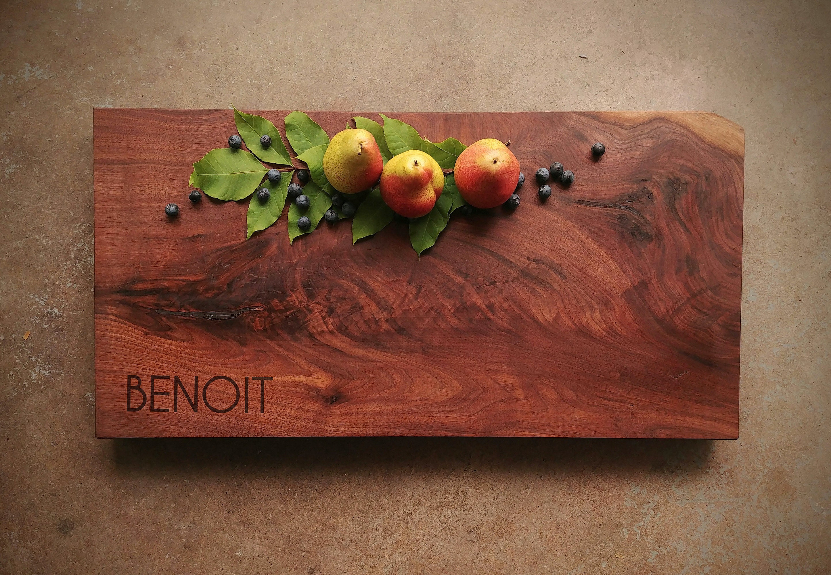 Personalized Cutting Board Walnut Butcher Block Large Cutting Board