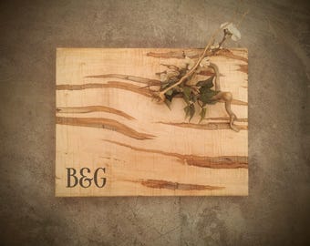 Personalized Maple Cutting Board -Glue Free Cutting Board - #M1G