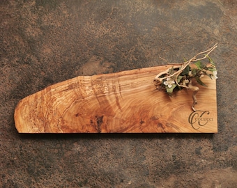 Live Edge *One of A Kind* Maple Personalized Cheese Board - #323F