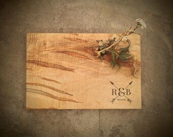Personalized Maple Cutting Board -Glue Free Cutting Board - #M1B