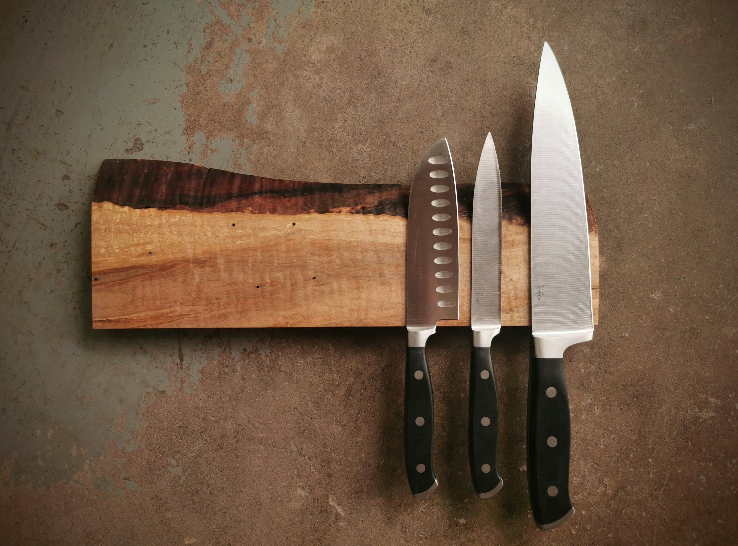 Magnetic Wood Knife Block — ACCESSORIES -- Better Living Through Design