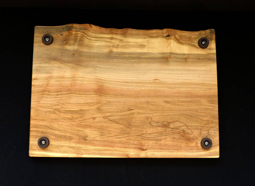 Personalized Cutting Board XLarge Thick Live Edge *One of A Kind* Maple