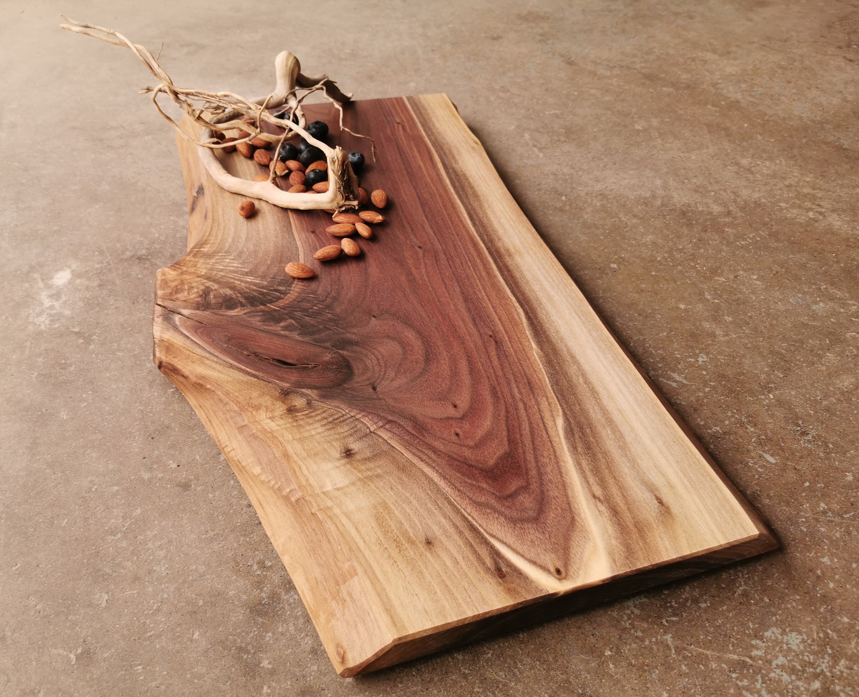 Live Edge Personalized Cheese Board