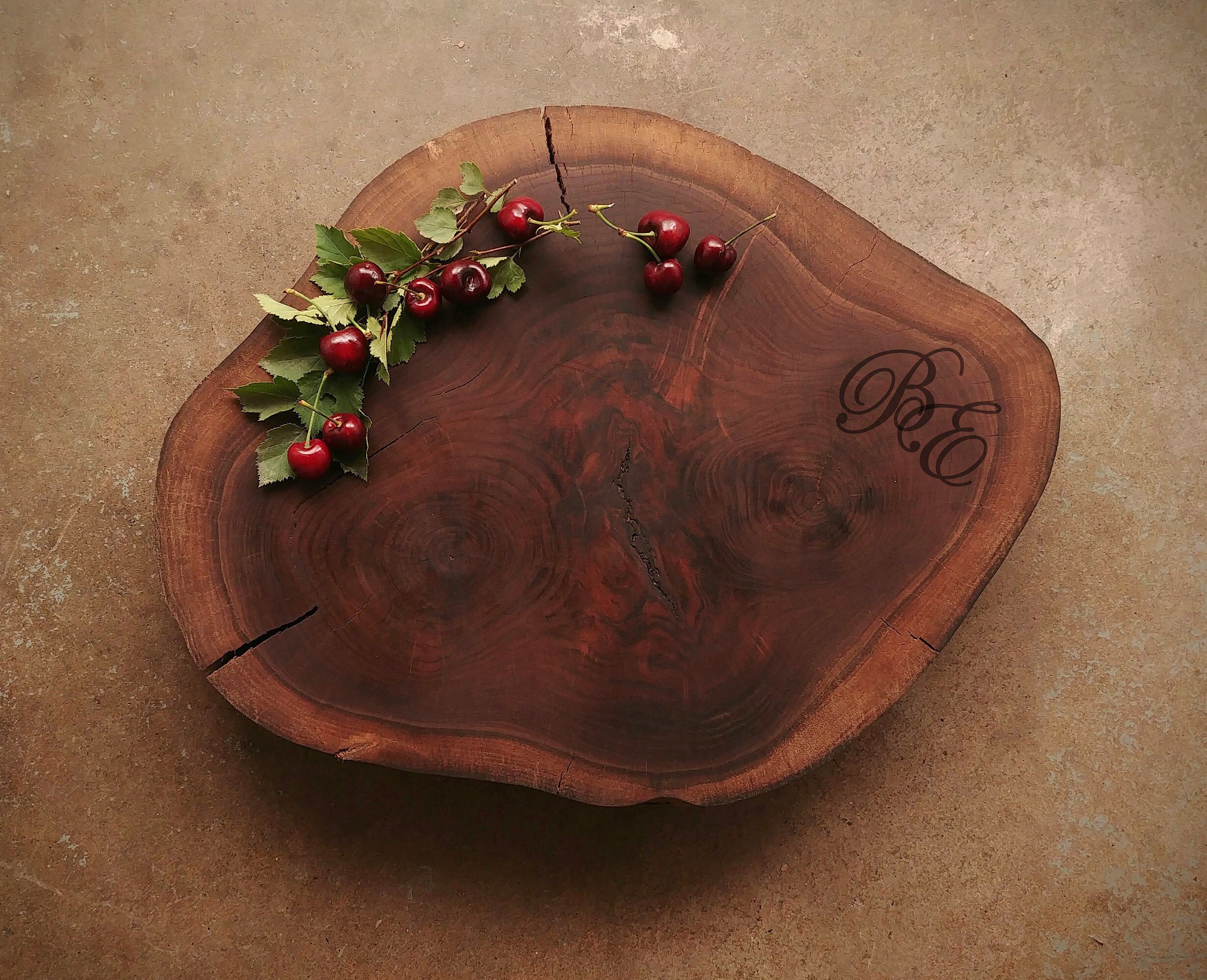 Extra Large Personalized Walnut Cutting Board
