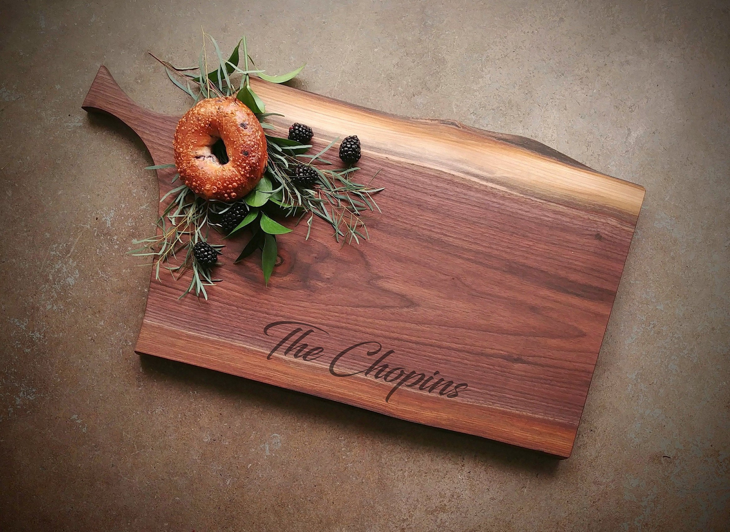 Personalized Handled Cheese Board