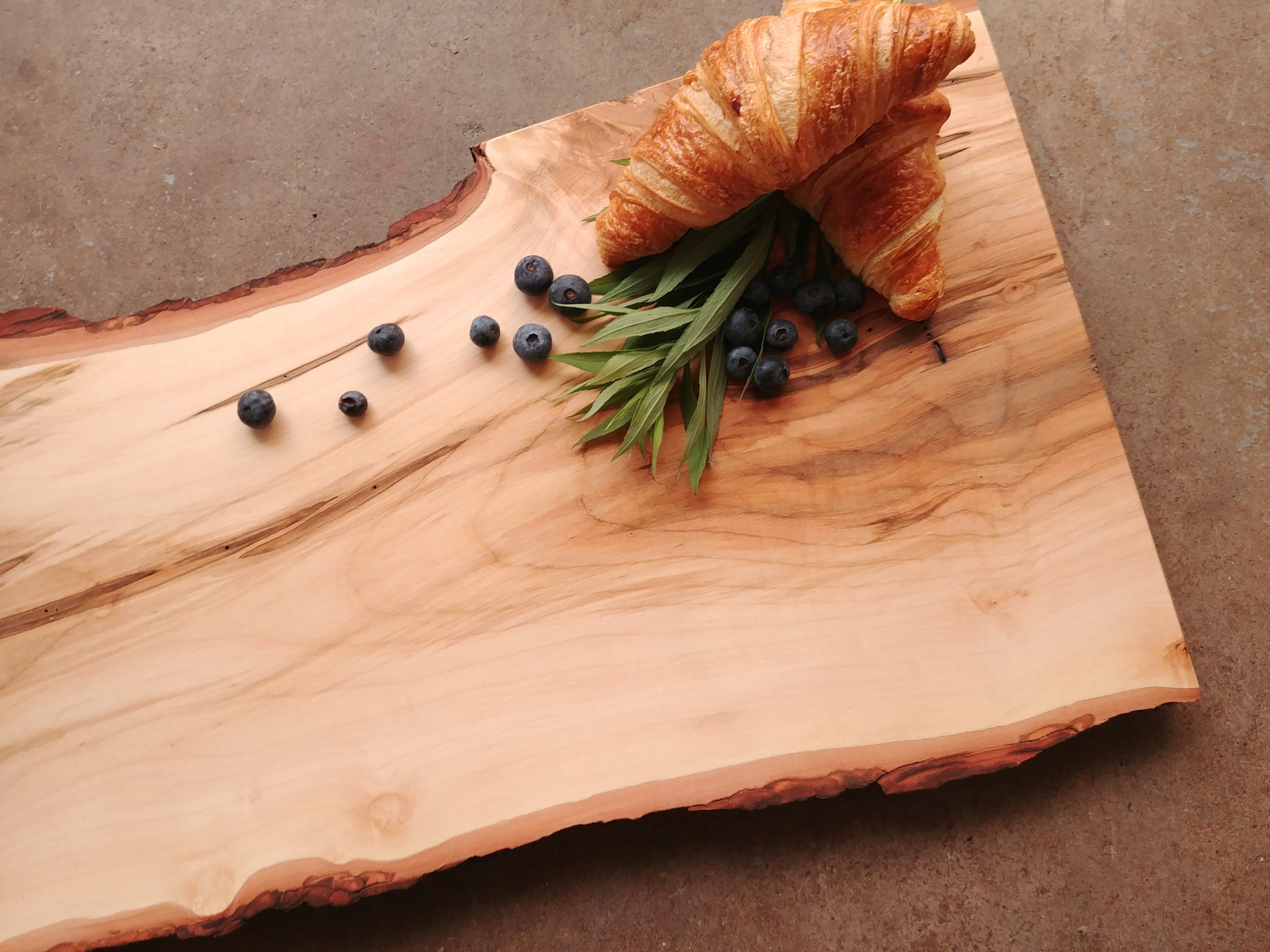 Maple Personalized Cutting Board Large Live Edge *One of A Kind* Board