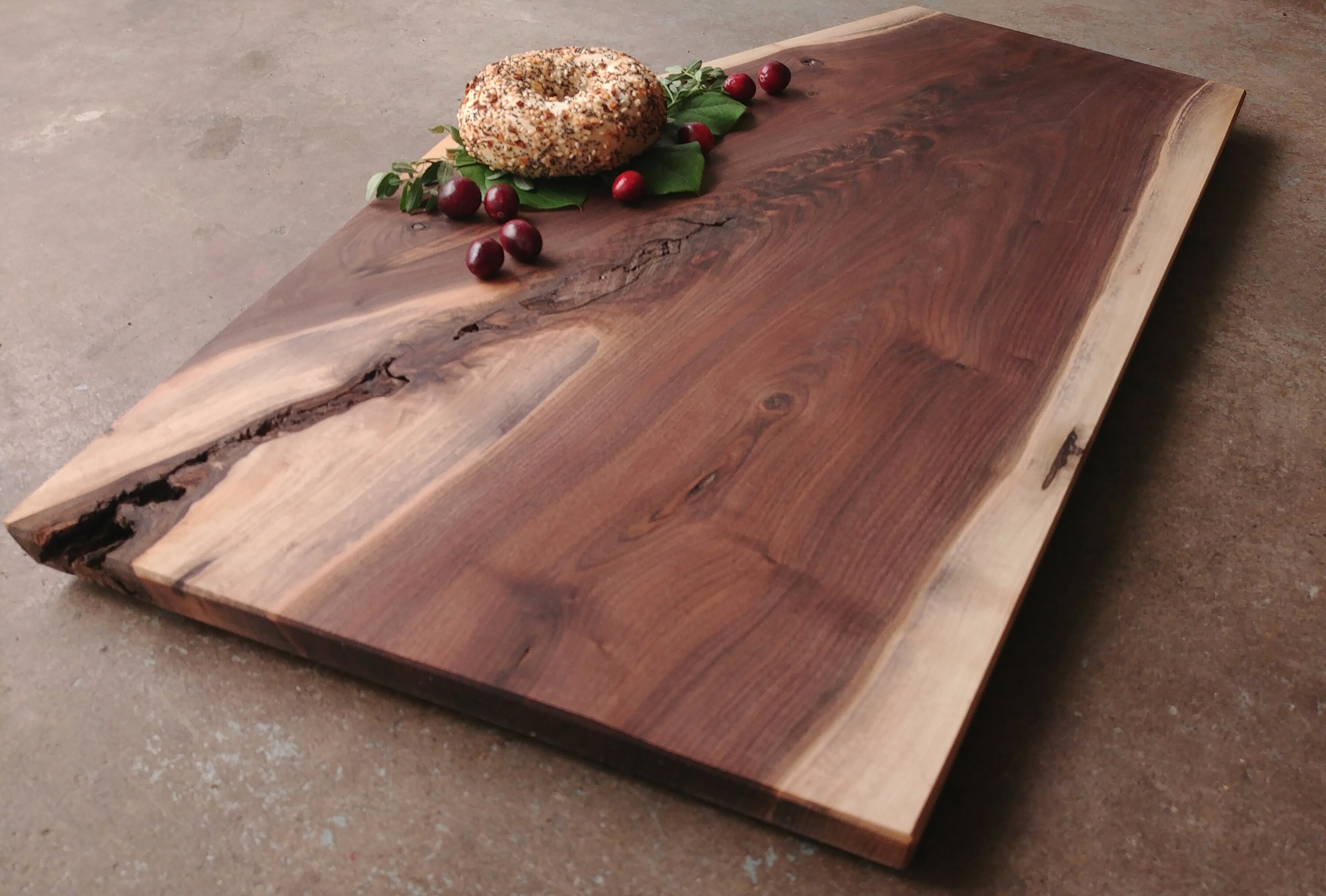 Live Edge Personalized Cutting Board