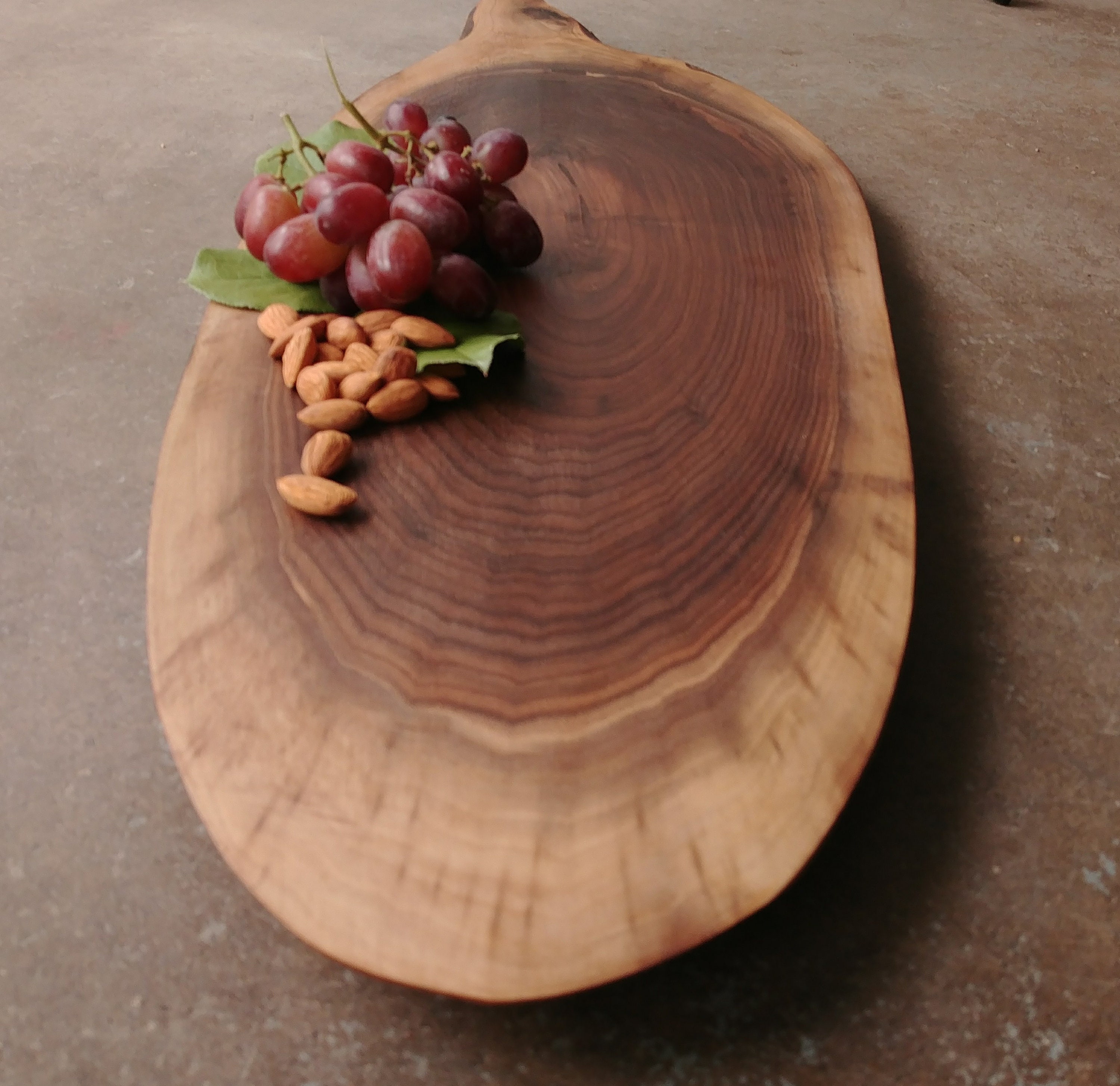 Black Walnut Live Edge Personalized Cutting Board