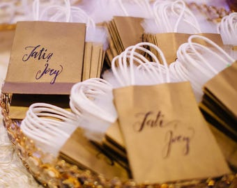 Sets of 24 Custom Personalized Favor Bags